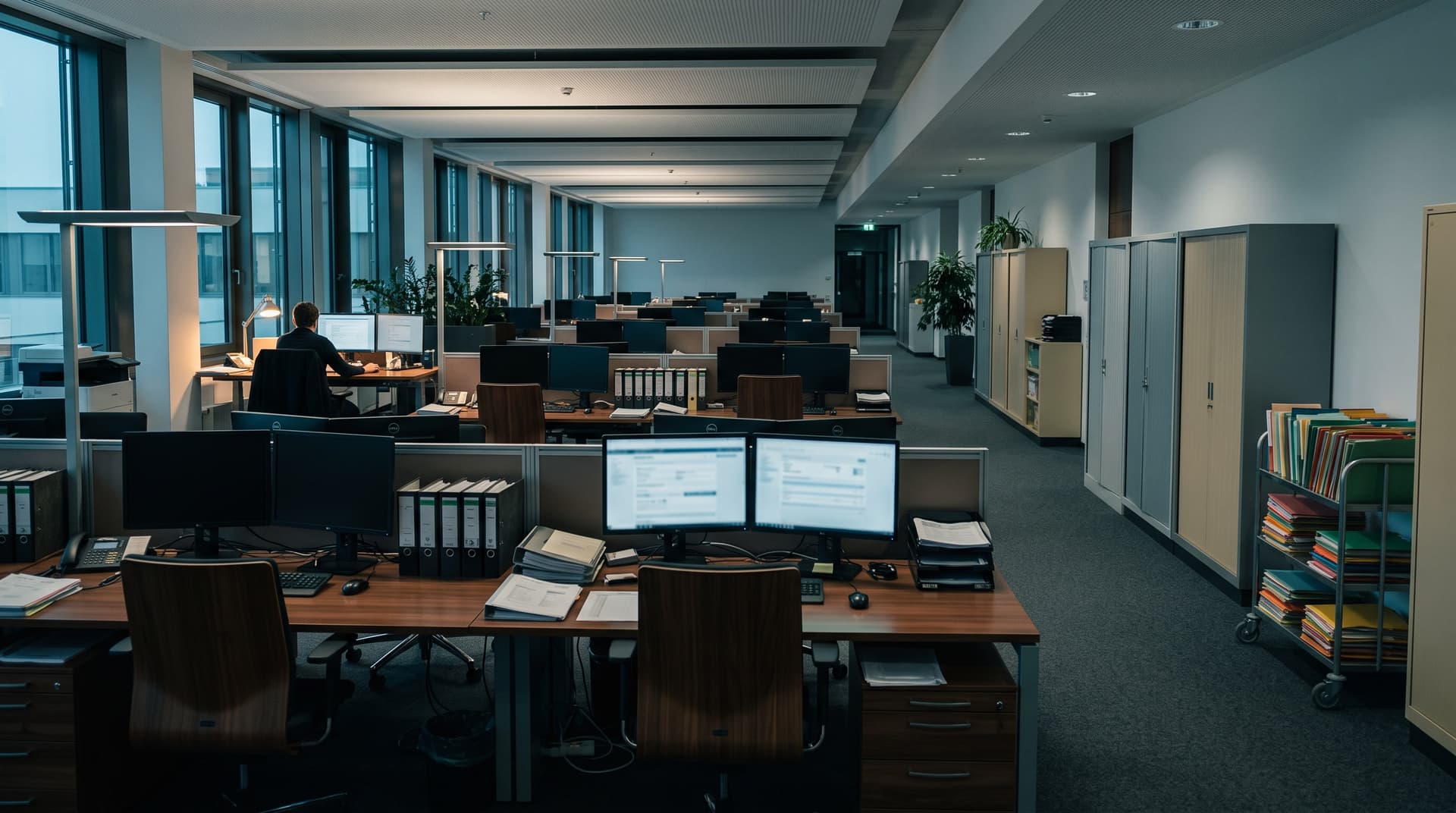 Arbeitsumgebung eines KI-Sachbearbeiters