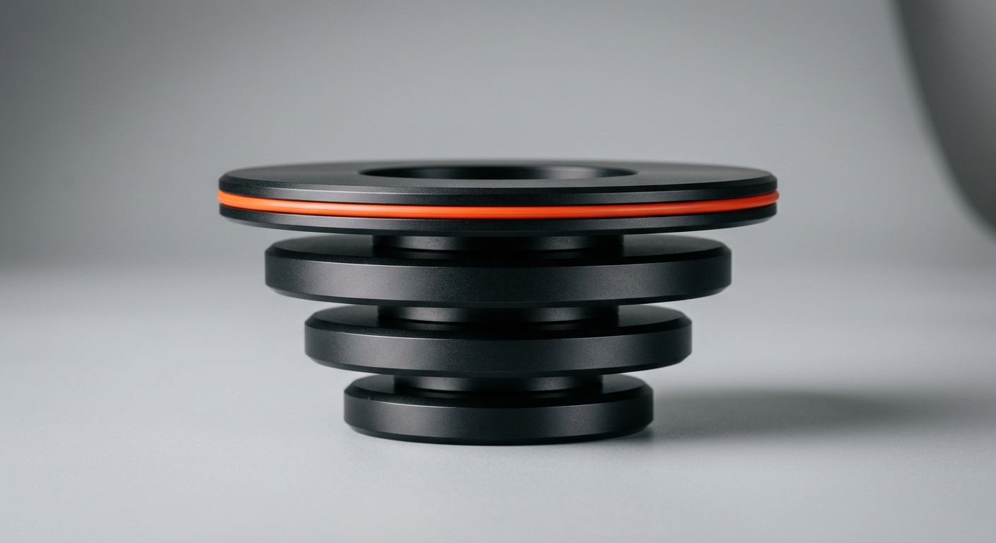 Ascending discs representing expert time redirected to higher-value work